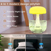 Jellyfish Raindrop Humidifier Ultrasonic Atomization Seven-color Ambience Light Cloud Rain Aroma Diffuser Home Decor